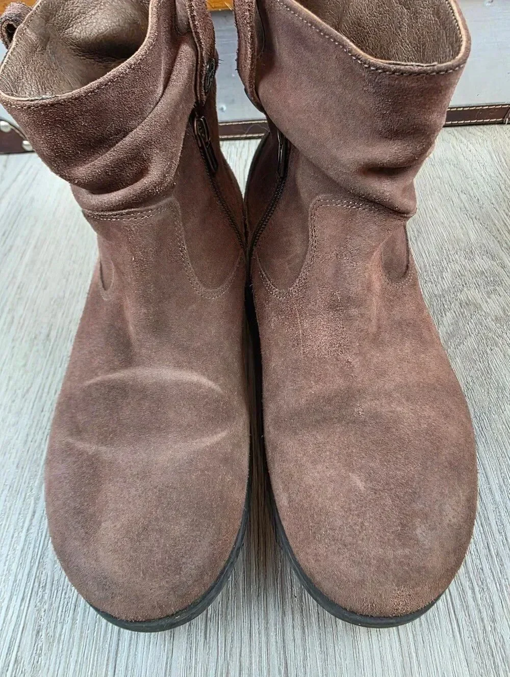 Birkenstock Sarina Suede Leather Ankle Boots Size 9